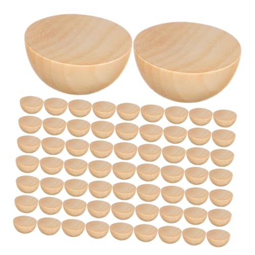 HAPINARY 300 Stück Halbrunde Holzperlen Unlackiert Kugelförmige Holzperlen für DIY Basteln Heimdekoration Kreative Kunsthandwerk Zubehör HAPINARY 300 Stück Halbrunde Holzperlen Unlackiert Kugelförmige Holzperlen für DIY Basteln Heimdekoration Kreative Kunsthandwerk Zubehör von HAPINARY