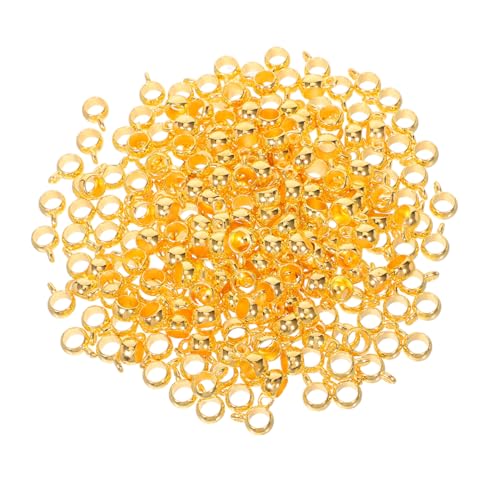 HAPINARY 300 Stück Kunststoff Große Runde Spacer Perlen für Schmuckherstellung Leichte Langlebige Bail Beads als Verbinder für DIY Armbänder Halsketten Zubehör HAPINARY 300 Stück Kunststoff Große Runde Spacer Perlen für Schmuckherstellung Leichte Langlebige Bail Beads als Verbinder für DIY Armbänder Halsketten Zubehör von HAPINARY