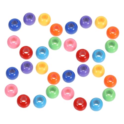 HAPINARY 300Stücke Acrylperlen Großloch für DIY Schmuck für Armbänder Ohrringe und Schlüsselanhänger Robustes Material Einfache Handhabung Vielseitige HAPINARY 300Stücke Acrylperlen Großloch für DIY Schmuck für Armbänder Ohrringe und Schlüsselanhänger Robustes Material Einfache Handhabung Vielseitige von HAPINARY