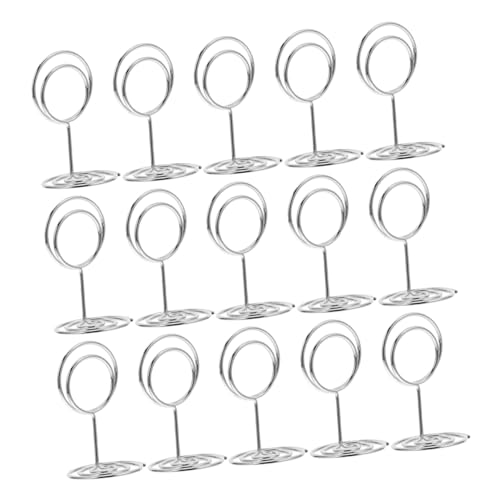 HAPINARY 31 Stück Tischkartenhalter aus Stabilem Eleganter Foto und Menükartenständer für Hochzeiten Geburtstagsfeiern und Tischdekoration Silber Multifunktionale Klammern für Visitenkarten HAPINARY 31 Stück Tischkartenhalter aus Stabilem Eleganter Foto und Menükartenständer für Hochzeiten Geburtstagsfeiern und Tischdekoration Silber Multifunktionale Klammern für Visitenkarten von HAPINARY