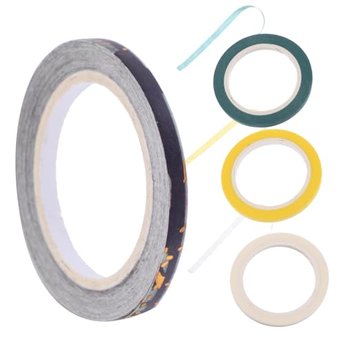 HAPINARY 4 Rollen Buntes DIY Papier Klebeband Selbstklebend Leicht Abreißbar Vielseitig Einsetzbar für Whiteboard Scrapbooking Geschenkdekoration und Bastelprojekte HAPINARY 4 Rollen Buntes DIY Papier Klebeband Selbstklebend Leicht Abreißbar Vielseitig Einsetzbar für Whiteboard Scrapbooking Geschenkdekoration und Bastelprojekte von HAPINARY