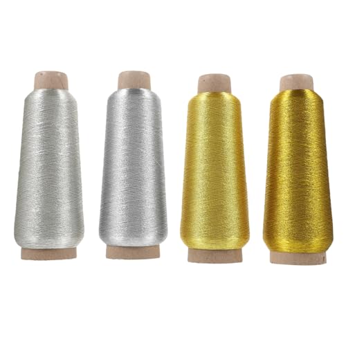 HAPINARY 4 Rollen Praktische Nähfäden Faden Nähen Quilten Nähgarn Stickerei Decke Für Herstellung Regenbogen Stich Professionelles Stickgarn Multifunktions-stickgarn Fäden Kabel von HAPINARY