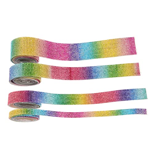 HAPINARY 4 Rollen Selbstklebende Strassstreifen, Diamant Besatzband, Hochzeits Diamantband, Diamantband Für Telefone, Strassbänder Für Kunsthandwerk, Kristallbänder HAPINARY 4 Rollen Selbstklebende Strassstreifen, Diamant Besatzband, Hochzeits Diamantband, Diamantband Für Telefone, Strassbänder Für Kunsthandwerk, Kristallbänder von HAPINARY