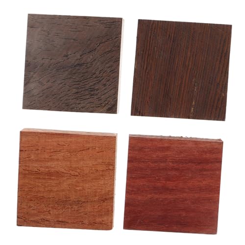 HAPINARY 4 Stück Holzringe, Holzfächerstäbe, Stiftrohlinge, Stiftdrehset, Fondue Stäbchen, Stäbchenhandwerk, DIY Hartholzdübel, Unbehandelte Holzschnitzerei Für Die Ringherstellung, von HAPINARY
