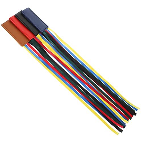 HAPINARY 4 Stück Lesezeichen Aus Lederband, Zarte Lesezeichen, Lesezubehör, Lesezeichenband, Lese Lesezeichen, Studenten Lesezeichen, Seitenmarkierungen, Bandregister, Buchseitenmarkierung von HAPINARY