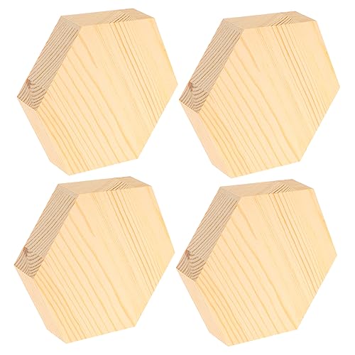 HAPINARY 4 Stück Schnitz Und Malpuzzle, Unbehandelte Holzscheiben, Sechseck Ausschnitte, Holzverzierungen, Ausschnitte, Holzscheiben, DIY Zubehör, DIY Bastelmaterial, Holzscheiben Für HAPINARY 4 Stück Schnitz Und Malpuzzle, Unbehandelte Holzscheiben, Sechseck Ausschnitte, Holzverzierungen, Ausschnitte, Holzscheiben, DIY Zubehör, DIY Bastelmaterial, Holzscheiben Für von HAPINARY
