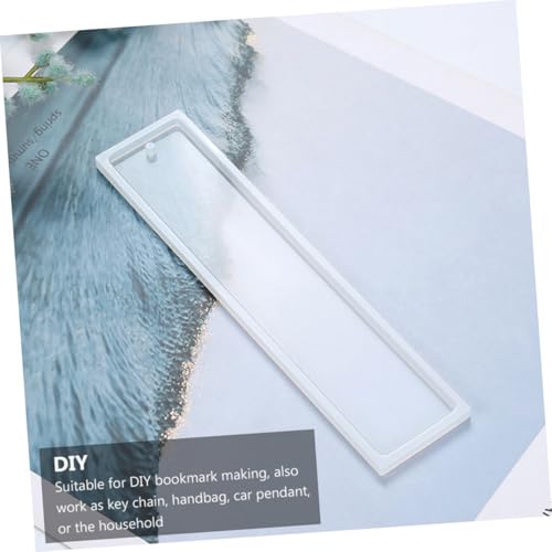 HAPINARY 4 Stück Silikon Lesezeichenform Rechteckige Gießform für DIY Epoxidharz Basteln Langlebig Vielseitig für Schlüsselanhänger und Dekorationen HAPINARY 4 Stück Silikon Lesezeichenform Rechteckige Gießform für DIY Epoxidharz Basteln Langlebig Vielseitig für Schlüsselanhänger und Dekorationen von HAPINARY