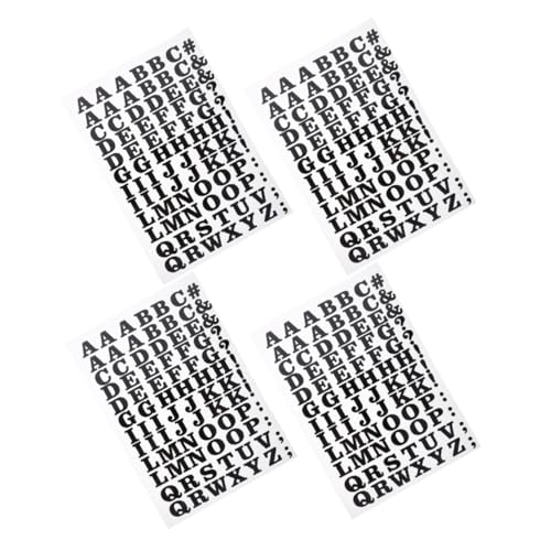 HAPINARY 4 Stück Teiliges Bügelbuchstaben und Vielseitige Vinyl Transferfolie für Kleidung Hitzebeständige Applikationen für DIY T Shirts Hüte Rucksäcke und Stoffdekorationen HAPINARY 4 Stück Teiliges Bügelbuchstaben und Vielseitige Vinyl Transferfolie für Kleidung Hitzebeständige Applikationen für DIY T Shirts Hüte Rucksäcke und Stoffdekorationen von HAPINARY