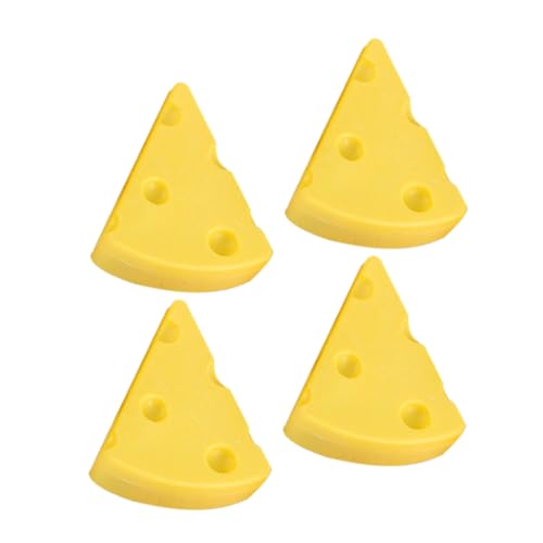 HAPINARY 4 Stück Teiliges Käseform Radiergummi aus Robustem Gummi Witzige Radiergummis für Schule Partygeschenke DIY Basteln und Klassenzimmer Belohnungen Lustige Käse radierer für von HAPINARY