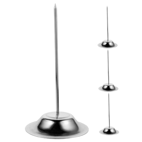 HAPINARY 4 Stück Teiliges Memohalter Spike mit Gerader Stange und Stabilem Sockel Vielseitiger Quittungshalter für Büro Restaurant Küche und Hotel zur Schnellen Dokumentenorganisation HAPINARY 4 Stück Teiliges Memohalter Spike mit Gerader Stange und Stabilem Sockel Vielseitiger Quittungshalter für Büro Restaurant Küche und Hotel zur Schnellen Dokumentenorganisation von HAPINARY