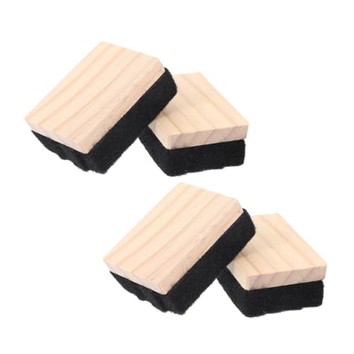 HAPINARY 4 Stück Teiliges Mini Holz Radiergummi für Whiteboard und Tafel Wiederverwendbar Trocken Abwischbar Effizienter Whiteboard und Kreidetafelreiniger für Büro und Schule HAPINARY 4 Stück Teiliges Mini Holz Radiergummi für Whiteboard und Tafel Wiederverwendbar Trocken Abwischbar Effizienter Whiteboard und Kreidetafelreiniger für Büro und Schule von HAPINARY