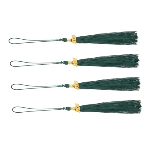 HAPINARY 4 Stück Teiliges Set Abschlussquasten mit Goldanhängern für Doktorhut Dekorative Quasten für Abschlussfeiern Stilvolle Akademische Hüte Langlebig HAPINARY 4 Stück Teiliges Set Abschlussquasten mit Goldanhängern für Doktorhut Dekorative Quasten für Abschlussfeiern Stilvolle Akademische Hüte Langlebig von HAPINARY