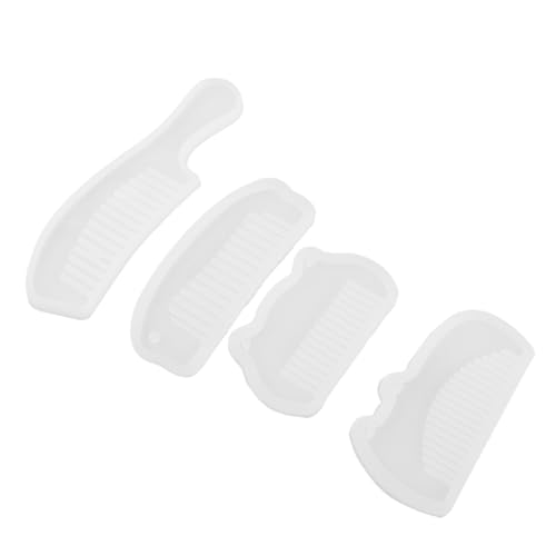 HAPINARY 4 Stück Teiliges Silikonform für Resin Gießen Hitzebeständige Transparente Epoxidharz Gießform Haarkamm Form für DIY Schmuckherstellung und Bastelprojekte HAPINARY 4 Stück Teiliges Silikonform für Resin Gießen Hitzebeständige Transparente Epoxidharz Gießform Haarkamm Form für DIY Schmuckherstellung und Bastelprojekte von HAPINARY