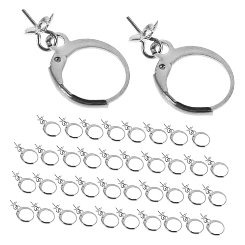 HAPINARY 40 Stück Edelstahl Runde Lever Back Ohrhaken Französischer Haken mit Offener Schlaufe Vielseitig für DIY Ohrringe Schmuckherstellung Zubehör für Damen und Besondere Anlässe HAPINARY 40 Stück Edelstahl Runde Lever Back Ohrhaken Französischer Haken mit Offener Schlaufe Vielseitig für DIY Ohrringe Schmuckherstellung Zubehör für Damen und Besondere Anlässe von HAPINARY
