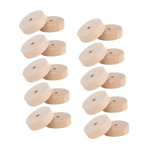HAPINARY 40stücke Holzräder Zum Basteln Naturholz DIY-projekte Für Spielzeugautos Modellbau Und Basteln Unbehandelt Und Glatt HAPINARY 40stücke Holzräder Zum Basteln Naturholz DIY-projekte Für Spielzeugautos Modellbau Und Basteln Unbehandelt Und Glatt von HAPINARY