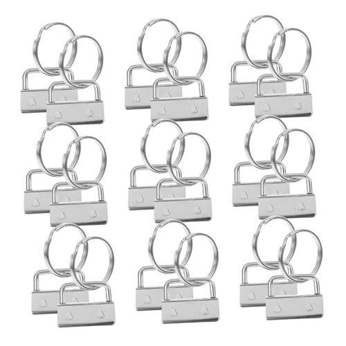 HAPINARY 40 Stück Schlüsselanhänger Zubehör Metall Clips für Taschen und Gurtbänder für DIY Projekte und Bastelarbeiten und Langlebig Silberfarben HAPINARY 40 Stück Schlüsselanhänger Zubehör Metall Clips für Taschen und Gurtbänder für DIY Projekte und Bastelarbeiten und Langlebig Silberfarben von HAPINARY