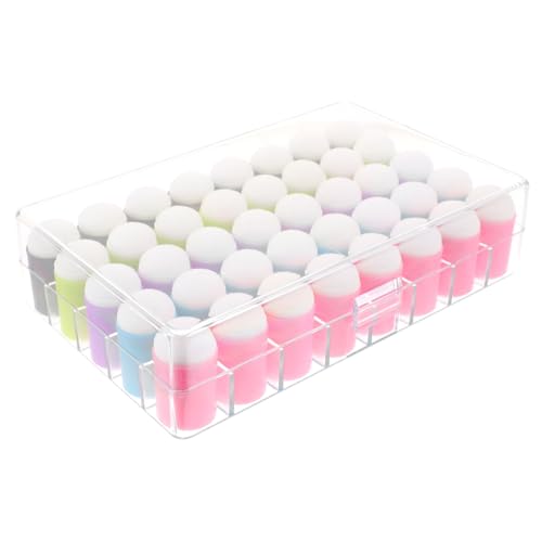 HAPINARY 40 Stück Teiliges DIY Finger Schwamm Dauber Bunte Stempel Malwerkzeuge für Abwaschbare Schwämme zum Kreativen Gestalten von Karten Bastelprojekten und Fingerfarbe Anwendungen von HAPINARY