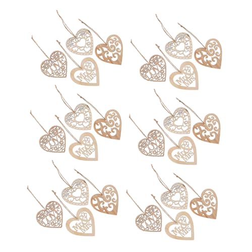 HAPINARY 40 Stück Teiliges Holzanhänger Herzform für DIY Bastelmaterial Beidseitig Bemalbar Romantische Hochzeit Tischdeko Vielseitige Wand und Raumdekoration für Wohnzimmer und Hotel HAPINARY 40 Stück Teiliges Holzanhänger Herzform für DIY Bastelmaterial Beidseitig Bemalbar Romantische Hochzeit Tischdeko Vielseitige Wand und Raumdekoration für Wohnzimmer und Hotel von HAPINARY