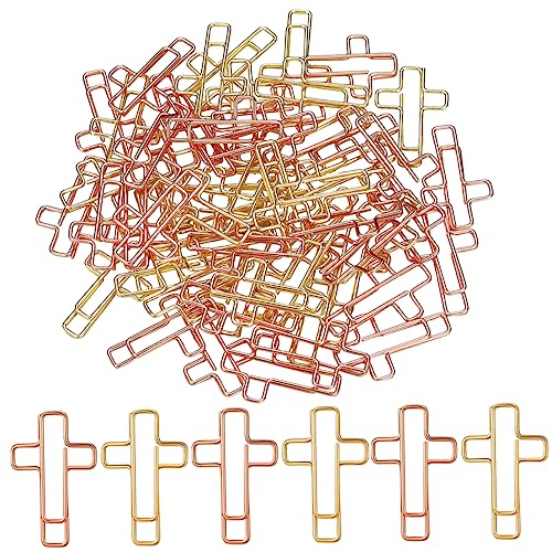 HAPINARY 40 Stück Teiliges Kreuzförmige Büroklammern in Gold und Roségold Dekorative Lesezeichen und Memo Clips Leichte und Robuste Dokumentenhalter für Büro Schule und Zuhause Vielseitig HAPINARY 40 Stück Teiliges Kreuzförmige Büroklammern in Gold und Roségold Dekorative Lesezeichen und Memo Clips Leichte und Robuste Dokumentenhalter für Büro Schule und Zuhause Vielseitig von HAPINARY