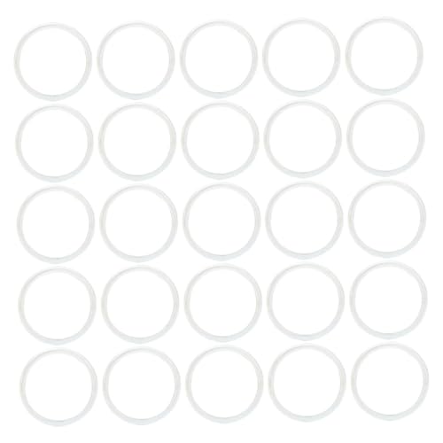 HAPINARY 40 Stück Transparent Disc Binder Ringe für Loseblatt Notizbücher Planer und Scrapbooks Erweiterungsscheiben für DIY Projekte und Gestaltung von HAPINARY