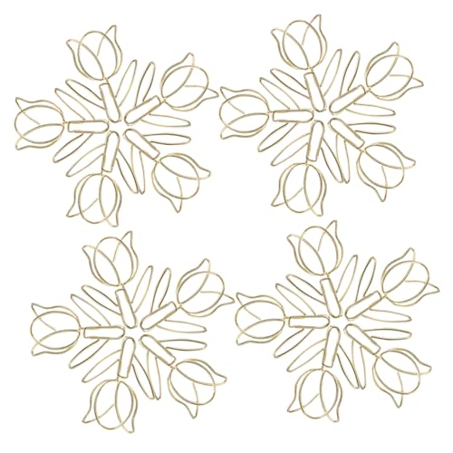HAPINARY 40 Stück Tulpen Büroklammern aus Gold Kreative Blumenförmige Planer Clips für Aktenorganisation Dekorative Mini Lesezeichen für Büro und Schule Praktische Aufbewahrungsbox HAPINARY 40 Stück Tulpen Büroklammern aus Gold Kreative Blumenförmige Planer Clips für Aktenorganisation Dekorative Mini Lesezeichen für Büro und Schule Praktische Aufbewahrungsbox von HAPINARY