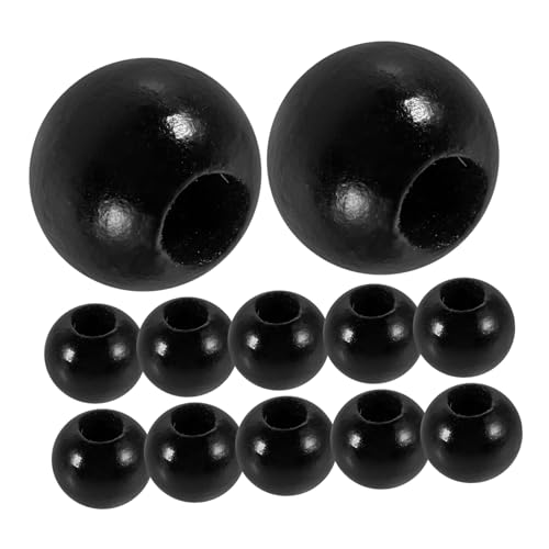 HAPINARY 40 Stück Zubehör Für Holzperlen Runde Holzperle Holzperlen Für Dekorationen Handwerk Perlen Machen Schmuckversorgungen Diy Spacer-perlen-charms Dekorative Holzperlen Schwarz HAPINARY 40 Stück Zubehör Für Holzperlen Runde Holzperle Holzperlen Für Dekorationen Handwerk Perlen Machen Schmuckversorgungen Diy Spacer-perlen-charms Dekorative Holzperlen Schwarz von HAPINARY