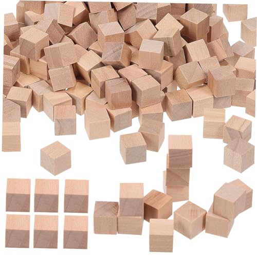 HAPINARY 400 Stück Teiliges Naturbelassene Holzklötzchen Quadratische Bauklötze aus Hochwertigem Lotus Holz Glatte Oberfläche zum Basteln Bemalen und DIY Projekte für Erwachsene HAPINARY 400 Stück Teiliges Naturbelassene Holzklötzchen Quadratische Bauklötze aus Hochwertigem Lotus Holz Glatte Oberfläche zum Basteln Bemalen und DIY Projekte für Erwachsene von HAPINARY