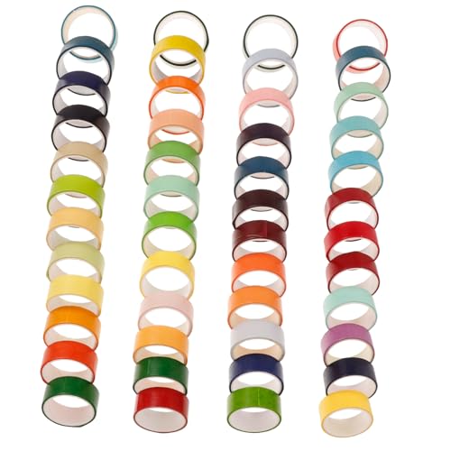 HAPINARY 48 Rollen Teiliges Washi Tape Buntes Japanisches Papierklebeband Multifunktionales DIY Bastel Klebeband für Scrapbooking Tagebücher Geschenkverpackung und Dekoration HAPINARY 48 Rollen Teiliges Washi Tape Buntes Japanisches Papierklebeband Multifunktionales DIY Bastel Klebeband für Scrapbooking Tagebücher Geschenkverpackung und Dekoration von HAPINARY