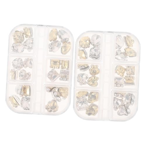 HAPINARY 48 Stück Teiliges Klarer Nagelglas-strasssteine Flachrund Langlebig und Vielseitig für Diy-nageldesign Schmuckherstellung Hochzeitsfeiern und Alltag Geeignet HAPINARY 48 Stück Teiliges Klarer Nagelglas-strasssteine Flachrund Langlebig und Vielseitig für Diy-nageldesign Schmuckherstellung Hochzeitsfeiern und Alltag Geeignet von HAPINARY