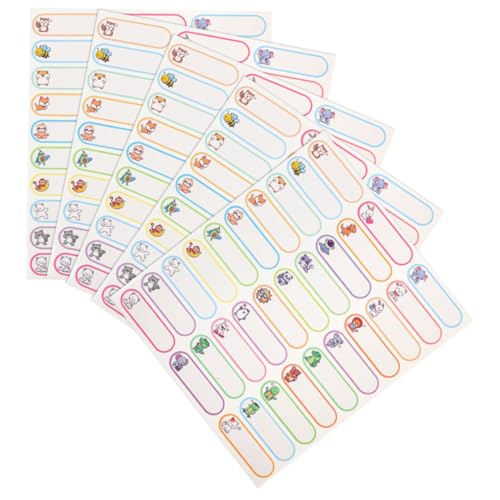 HAPINARY 5 Blätter Bunte Selbstklebende Namensetiketten Für Schule Kindergarten Flaschen Lunchboxen Unisex Klebeetiketten Für Büro Und Geburtstagspartys HAPINARY 5 Blätter Bunte Selbstklebende Namensetiketten Für Schule Kindergarten Flaschen Lunchboxen Unisex Klebeetiketten Für Büro Und Geburtstagspartys von HAPINARY