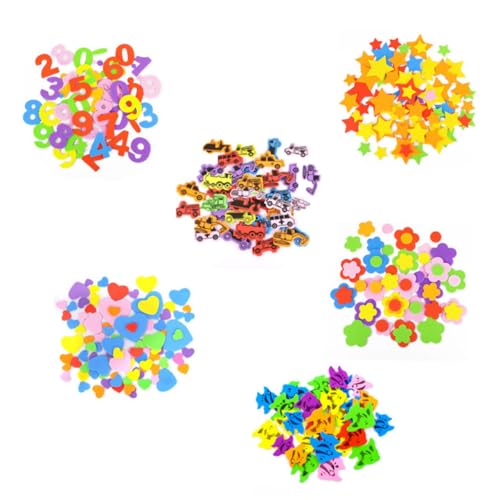 HAPINARY 5 Packungen Fünf punkte Schwamm Patch Aufkleber Bunte DIY Bastelaccessoires für Kinderzimmer Wanddeko Scrapbooking Weihnachten Kindergarten HAPINARY 5 Packungen Fünf punkte Schwamm Patch Aufkleber Bunte DIY Bastelaccessoires für Kinderzimmer Wanddeko Scrapbooking Weihnachten Kindergarten von HAPINARY