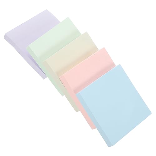 HAPINARY 5 Sets Notizpapier Notizaufkleber Notizregister Selbstklebende Notizblöcke Selbstklebende Notizblöcke Büronotizen Selbstklebende Notizblöcke Haftnotizblock Niedliche Haftregister von HAPINARY