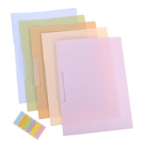 HAPINARY 5 Stück Dokumentenordner mit Drehbarem Clip Teiliges für Einfache Organisation von Berichten und Präsentationen aus Robustem Material für Zuhause und Büro von HAPINARY