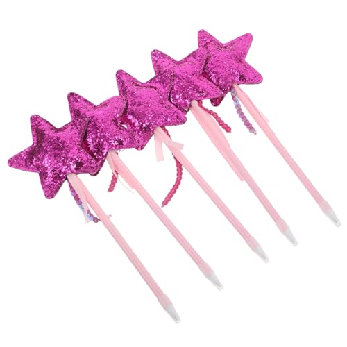 HAPINARY 5 Stück Glitter Stern Kugelschreiber mit Weichem Pu-griff Glitzernde Stern-designs Sanft Schreibende Kulis für Schule Büro Party Geburtstagsgeschenke Vielseitige Schreibwaren von HAPINARY