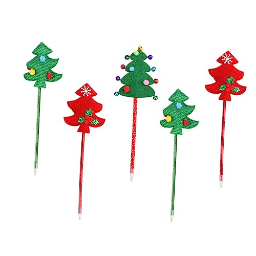 HAPINARY 5 Stück Kawaii Kugelschreiber im Weihnachtsbaum Design Kreative Schreibwaren für zu Weihnachten für Schule und Büro HAPINARY 5 Stück Kawaii Kugelschreiber im Weihnachtsbaum Design Kreative Schreibwaren für zu Weihnachten für Schule und Büro von HAPINARY