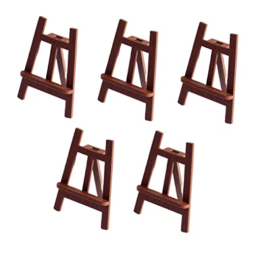 HAPINARY 5 Stück Staffeleiemodell Wohnkultur Mini Für Mikrolandschaft Tafel Staffelei-modell Aus Holz Mikro-staffelei-modell Kaffee Hölzern HAPINARY 5 Stück Staffeleiemodell Wohnkultur Mini Für Mikrolandschaft Tafel Staffelei-modell Aus Holz Mikro-staffelei-modell Kaffee Hölzern von HAPINARY
