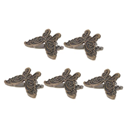 HAPINARY 5 Stück Teiliges Metall-binderclips Schmetterlingsform Kleine Stabile Klammern für Fotos Dokumente Notizen Dekorative Büroklammern für Schule und Heimorganisation HAPINARY 5 Stück Teiliges Metall-binderclips Schmetterlingsform Kleine Stabile Klammern für Fotos Dokumente Notizen Dekorative Büroklammern für Schule und Heimorganisation von HAPINARY