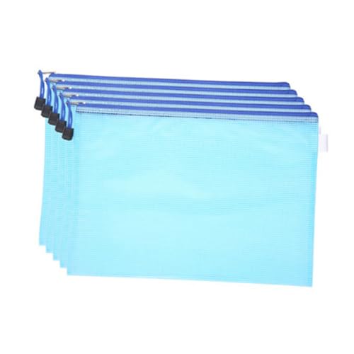 HAPINARY 5 Stück Teiliges PVC Dokumenten Organizer mit Wasserfestem Ölbeständigem Design und Verstärktem Reißverschluss Farbige Transparente Aufbewahrungstaschen für Schule Büro Reise HAPINARY 5 Stück Teiliges PVC Dokumenten Organizer mit Wasserfestem Ölbeständigem Design und Verstärktem Reißverschluss Farbige Transparente Aufbewahrungstaschen für Schule Büro Reise von HAPINARY