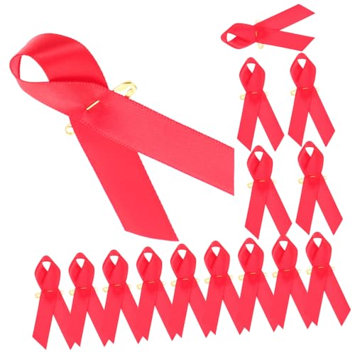 HAPINARY 50 Stück Bastelbänder, Abnehmbänder, Zubehör, Bewusstseinsbänder, Zubehör Für Öffentliche Aktivitäten, Rote Schleifennadel, Abnehmbare Schleifennadel, Bänder, Schleife Mit Nadel HAPINARY 50 Stück Bastelbänder, Abnehmbänder, Zubehör, Bewusstseinsbänder, Zubehör Für Öffentliche Aktivitäten, Rote Schleifennadel, Abnehmbare Schleifennadel, Bänder, Schleife Mit Nadel von HAPINARY