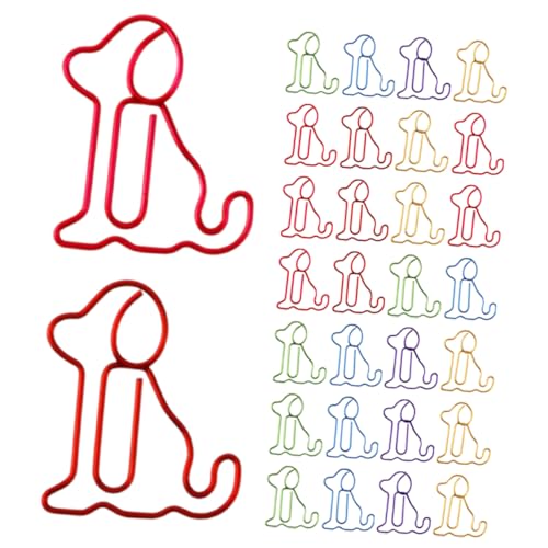 HAPINARY 50 Stück Büroklammern Hundeform Teiliges Bunte Tier Papierclips für Schule Büro und DIY Projekte Niedliche Lesezeichen und Dokumentenhalter für Hundeliebhaber HAPINARY 50 Stück Büroklammern Hundeform Teiliges Bunte Tier Papierclips für Schule Büro und DIY Projekte Niedliche Lesezeichen und Dokumentenhalter für Hundeliebhaber von HAPINARY