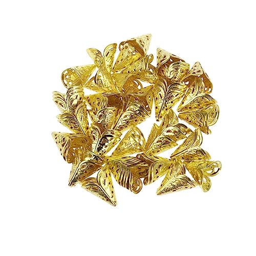 HAPINARY Filigrane Hohlkegel-blumenperlen Aus Metall Für Diy-schmuck 15 X 16 Mm 50 Stück Im Beutel HAPINARY Filigrane Hohlkegel-blumenperlen Aus Metall Für Diy-schmuck 15 X 16 Mm 50 Stück Im Beutel von HAPINARY