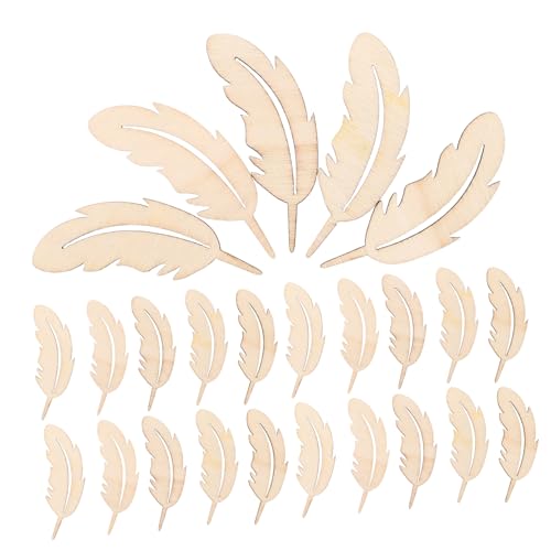 HAPINARY 50 Stück Hölzerne Federschmuck leere naturholzscheiben natürliche Holzscheiben unbehandelte Naturholzscheiben DIY Bastelverzierung unvollendete Holzausschnitte Beige HAPINARY 50 Stück Hölzerne Federschmuck leere naturholzscheiben natürliche Holzscheiben unbehandelte Naturholzscheiben DIY Bastelverzierung unvollendete Holzausschnitte Beige von HAPINARY