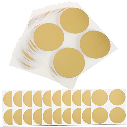 HAPINARY 50 Stück Kratzfolienaufkleber, Rubbelaufkleber, DIY Aufkleber Für Belohnungsprogramme, Goldsiegelaufkleber, Rubbellose, Spielrequisiten, Rubbeletiketten, DIY Etiketten Zum von HAPINARY