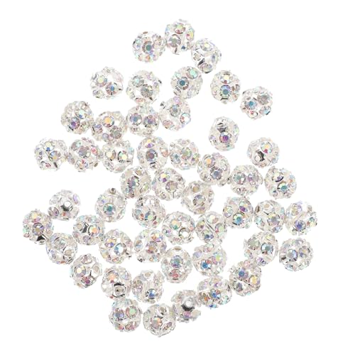 HAPINARY 50 Stück Kristallperlen, Kleine Perlen, Schmuckbastelperlen, Schmuckbastelzubehör, Basteln Von Losen Perlen, DIY Perlen, Zubehör, Armbandherstellungsperlen, Legierungsperlen Für HAPINARY 50 Stück Kristallperlen, Kleine Perlen, Schmuckbastelperlen, Schmuckbastelzubehör, Basteln Von Losen Perlen, DIY Perlen, Zubehör, Armbandherstellungsperlen, Legierungsperlen Für von HAPINARY