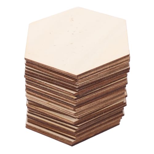 HAPINARY 50 Stück Sechseck Holzstücke Unbehandelt für Diy Handwerk Malerei und Heimdekoration Blanko Holzscheiben Naturholz Vielseitige Bastelmaterialien für Projekte HAPINARY 50 Stück Sechseck Holzstücke Unbehandelt für Diy Handwerk Malerei und Heimdekoration Blanko Holzscheiben Naturholz Vielseitige Bastelmaterialien für Projekte von HAPINARY