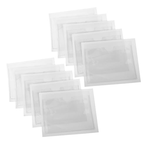 HAPINARY 50 Stück Selbstklebende Etikettenhalter Kartenhüllen Transparent Robust mit Großer Öffnung für Lagerregale Büro Schule zur Sicheren Aufbewahrung und Schutz von Karten HAPINARY 50 Stück Selbstklebende Etikettenhalter Kartenhüllen Transparent Robust mit Großer Öffnung für Lagerregale Büro Schule zur Sicheren Aufbewahrung und Schutz von Karten von HAPINARY