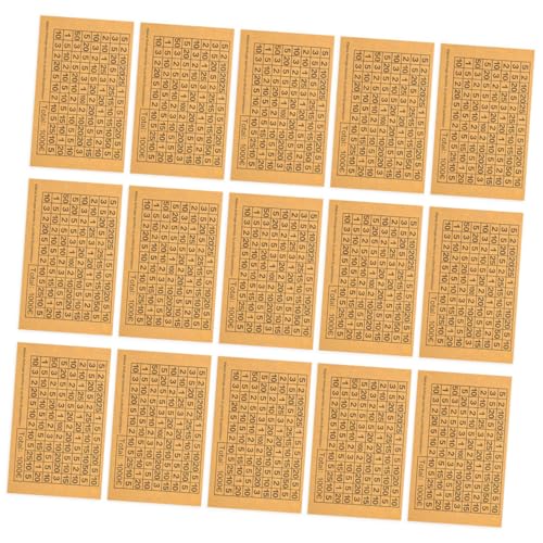 HAPINARY 50 Stück Sparen Sie Geld Euro Aufkleber Zahlenaufkleber für Spardose Nummernaufkleber Etiketten Zielaufkleber der Sparkasse selbstklebende Nummernaufkleber Papier Beige von HAPINARY