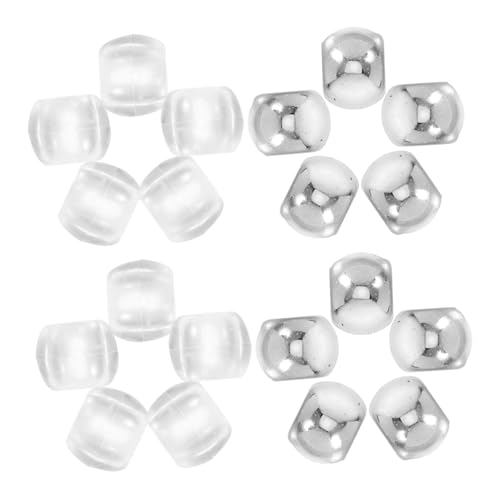 HAPINARY 50 Stück Teiliges Perlen Set mit Großem Loch Transparente und Silberne Schmuckperlen für Diy Armbänder Halsketten und Dreadlock Zubehör Vielseitig Verwendbar für Kreative HAPINARY 50 Stück Teiliges Perlen Set mit Großem Loch Transparente und Silberne Schmuckperlen für Diy Armbänder Halsketten und Dreadlock Zubehör Vielseitig Verwendbar für Kreative von HAPINARY