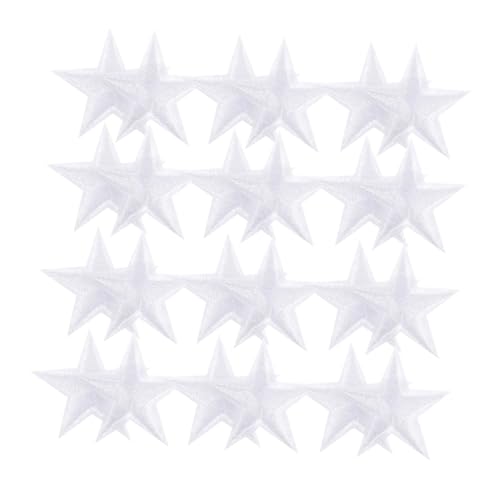 HAPINARY 50 Stück Teiliges Weiße Stern Aufbügelflicken Bestickte Patches Langlebig für Kleidung Schuhe Taschen Diy Reparatur Dekoration HAPINARY 50 Stück Teiliges Weiße Stern Aufbügelflicken Bestickte Patches Langlebig für Kleidung Schuhe Taschen Diy Reparatur Dekoration von HAPINARY