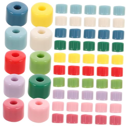 HAPINARY 500 Stück Acryl Zylinder Perlen Sanften Pastellfarben Runde Schmuckperlen für Armbänder Halsketten und Schlüsselanhänger Diy Bastelset für Kreativen Schmuck Vielseitige Farbauswahl HAPINARY 500 Stück Acryl Zylinder Perlen Sanften Pastellfarben Runde Schmuckperlen für Armbänder Halsketten und Schlüsselanhänger Diy Bastelset für Kreativen Schmuck Vielseitige Farbauswahl von HAPINARY
